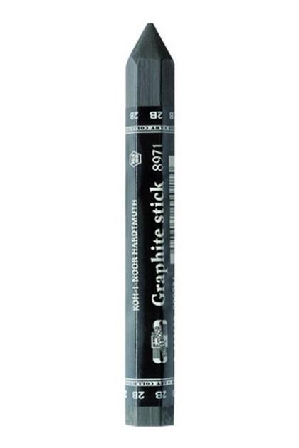 Jumbo Graphite Stick 2B 1 Piece Woodless Thick Graphite Fuzen Charcoal Pen Charcoal Pen