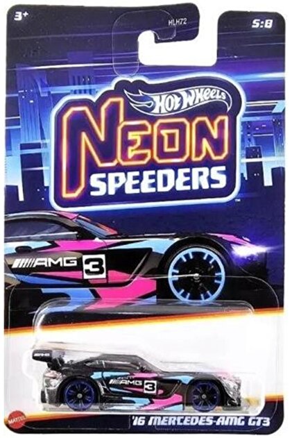 希少　Hot Wheels カスタムモータース 3in1 パワーセット HOT WHEELS Neon Speeders '16 Mercedes AMG GT3 HRW79 - Fiyatı