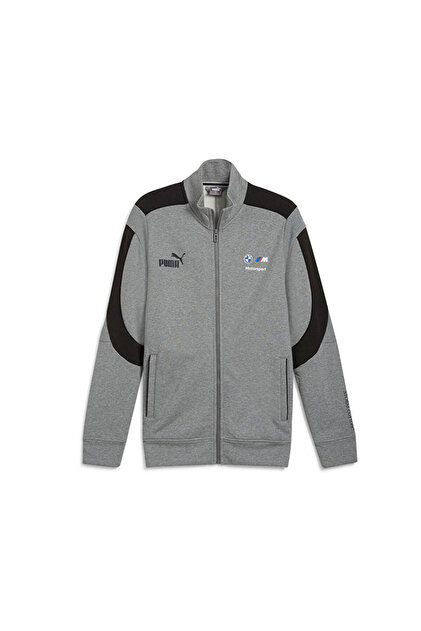 Puma Bmw Mms Mt7+ Sweat Jacket Erkek Günlük Ceket 62745303 Gri