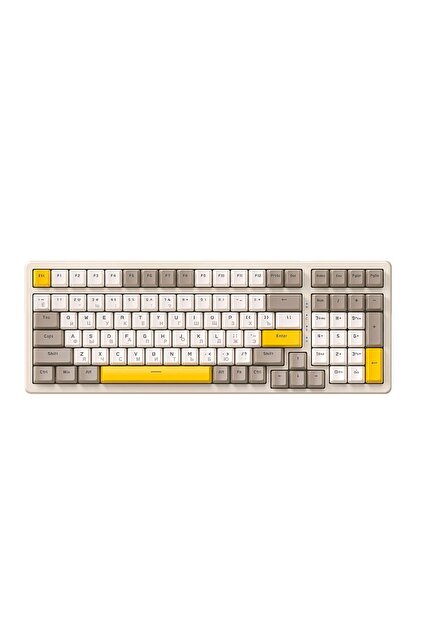 学生版ファンダイク ATAsoft Ziyoulang K3 Max Klavye Red Switch Oyuncu Klavyesi Gaming