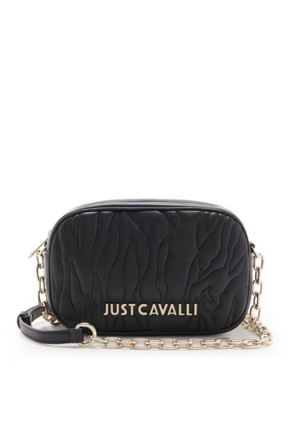 Women's Brand Logo Black Shoulder Bag with Adjustable Shoulder Strap 77Ra4Be1Zsb23-899