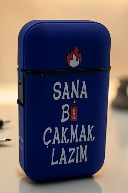 X-Lite Çift Pürmüz Rubber Mavi Çakmak Duvar Yazılı - Fiyatı, Yorumları