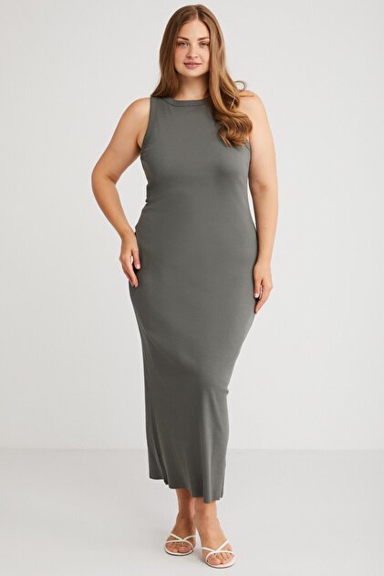 size zero formal dresses Petite Sleeveless Compression Floor Length Length Dress 234200 Navy / 4P main image 0
