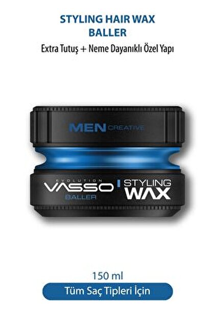Vasso Men 24 Saat Süper Tutuş Ve Etkili Islak Görünüm Kazandıran