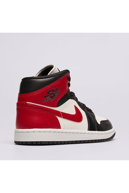 Nike Air Jordan 1 Mid Bred Toe (W) Unisex Spor Ayakkabı - Fiyatı