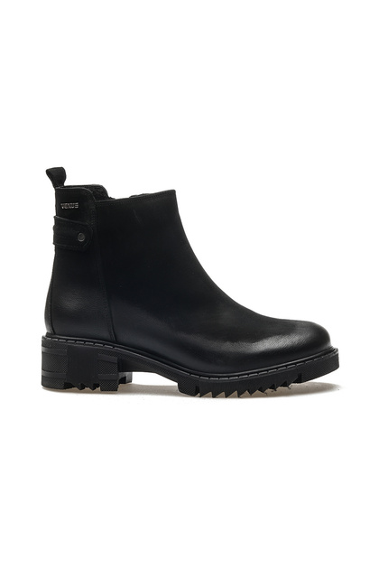 Women's Genuine Leather Casual Daily Boots (36-41) 24K 1950811K Z Black Nubuck
