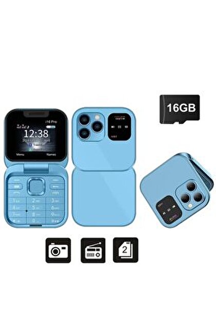 Urfakent Flip Model Kapaklı Tuşlu Telefon 3 Farklı Ses Modu Call