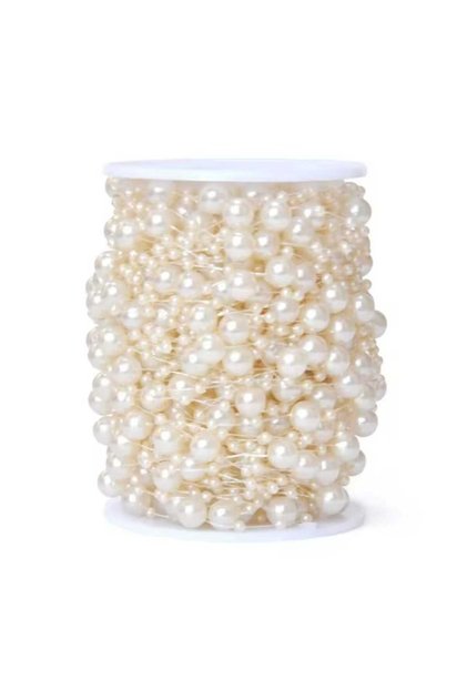 30 Meters Cream Fish Tape Hobby Beads Striped Beads