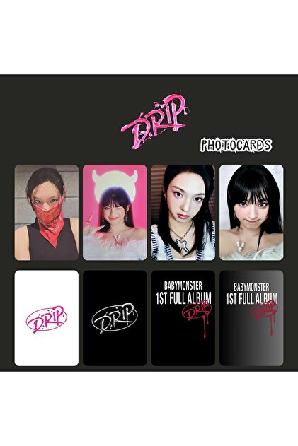Kpop Dünyasi BABYMONSTER Chiquita '' Drip '' Photocards Set