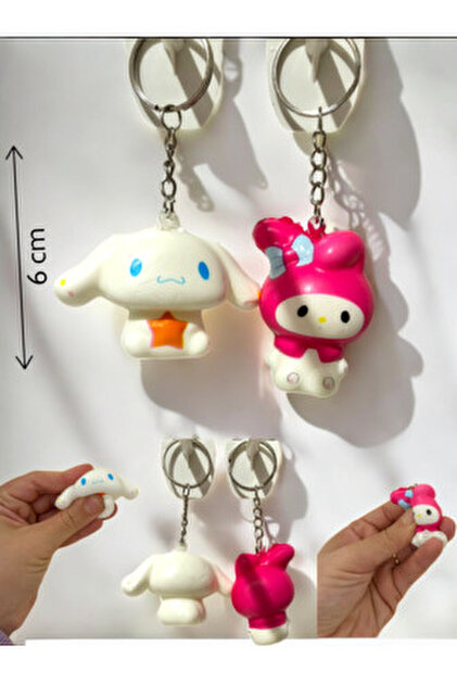 Flower Toys Kuromi My Melody Cinnamoroll Mini Squishy Yumuşak