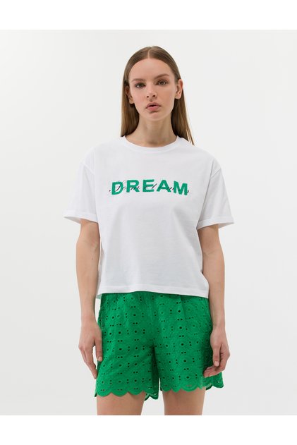 White Comfort Fit T-Shirt 50269325 -Vr013