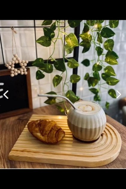 2 Adet Kabak Cam Meşrubat Su Kahve Sunum Bardağı