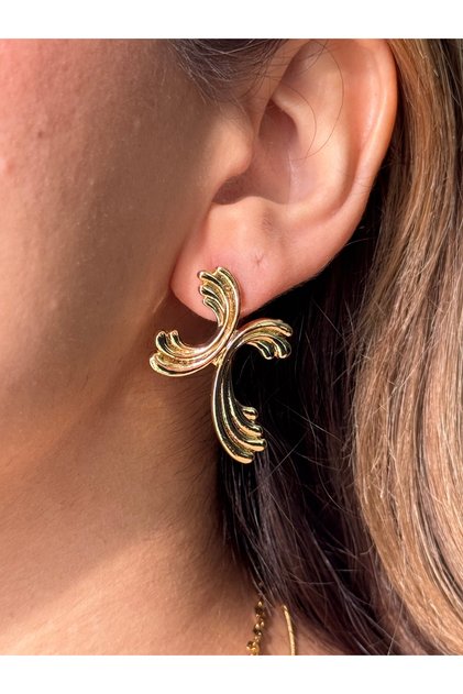 Selin Earrings Gold Color