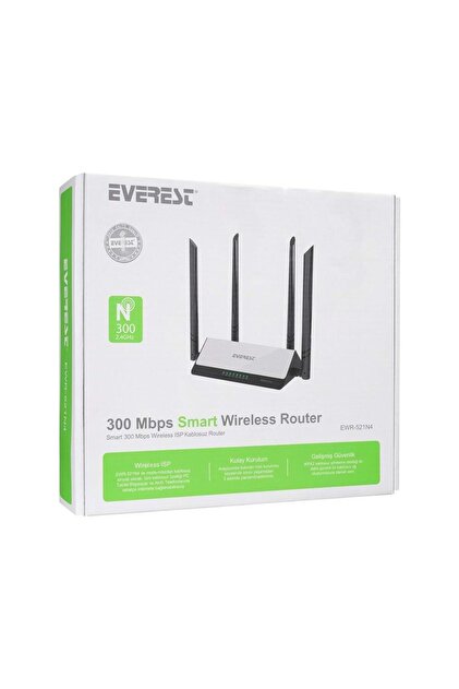Everest Ewr-521n4 4 Antenli Access Point Bridge Router - Fiyatı