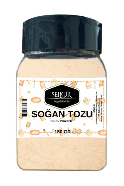 Soğan Tozu 150gr Organik & Lezzetli