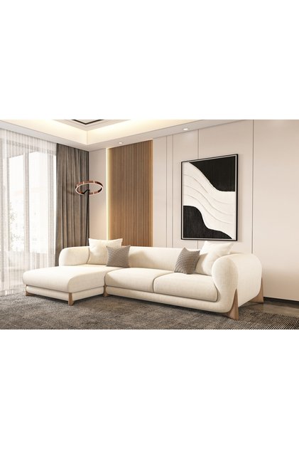Classic velvet chair size 80x82x95 cm - gray