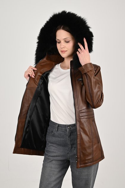 KADIN DERİ MONT 8136KPŞ