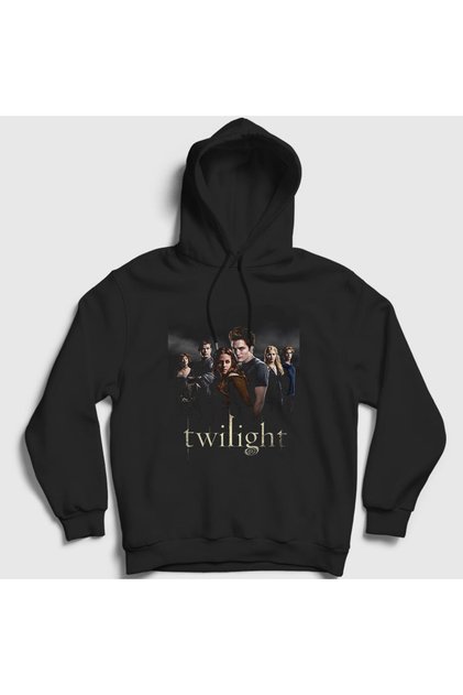 Unisex Black Poster Cullen Family Twilight Hooded Sweatshirt312553tt