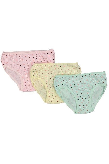 Girl 4/11 Years Mixed Pattern Slip Panties