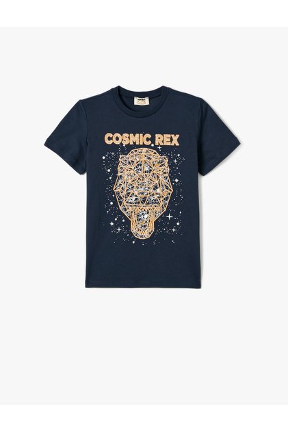 Navy Blue Boy T-shirt - 4skb10497tk