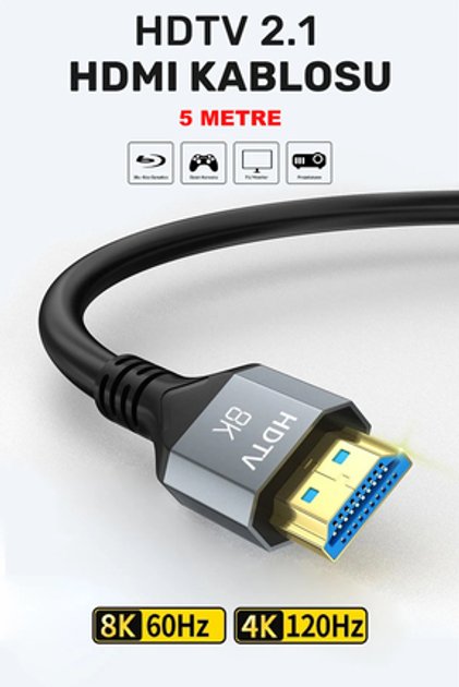 KabelDirekt Set: Micro-HDMI-Kabel 5 M + 4K HDMI-Kabel 5 M – Für 4K@60Hz, HDR, Kompatibel Mit HDMI 2.0, High Speed Mit Ethernet