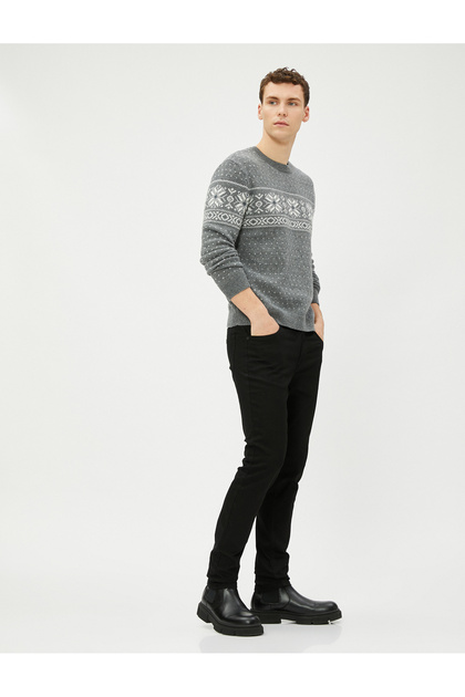 Skinny Mıchael Men's Black Jean Pants - 4Wam40036Nd