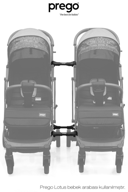 Universal Twin Baby Stroller Connection Apparatus (Compatible with All Baby Prams)