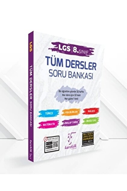 Karekök Yayınları Karekök 8. Sınıf LGS Tüm Dersler Soru Bankası