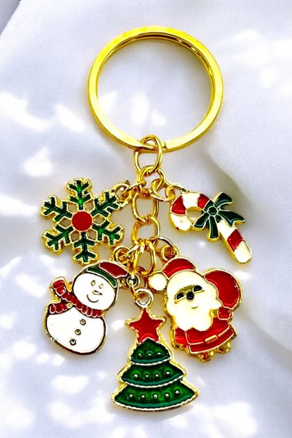 Christmas New Year Christmas Themed Keychain