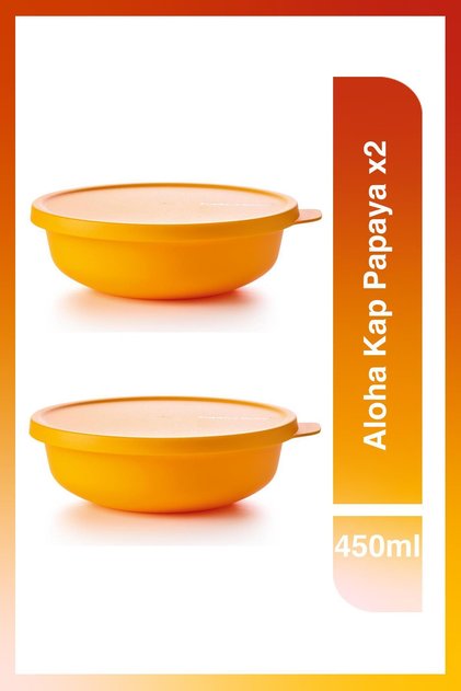 Aloha Papaya Gıda Hazırlama Ve Saklama Kabı 2'li Set