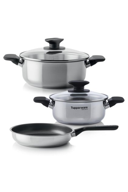 Universal Series Large Cookware Cooking Set 3 Pieces