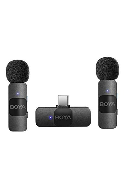 BOYA BY-V20 Ultra Kompakt Osmo Action 2-3-4 İçin İkili Kablosuz