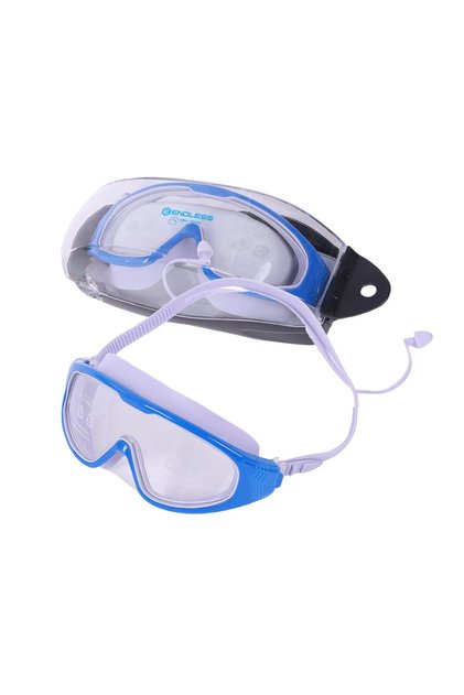Premium Swimming Goggle | Anti-fog & Uv Protection | Big Frame | Blue | Leak Proof