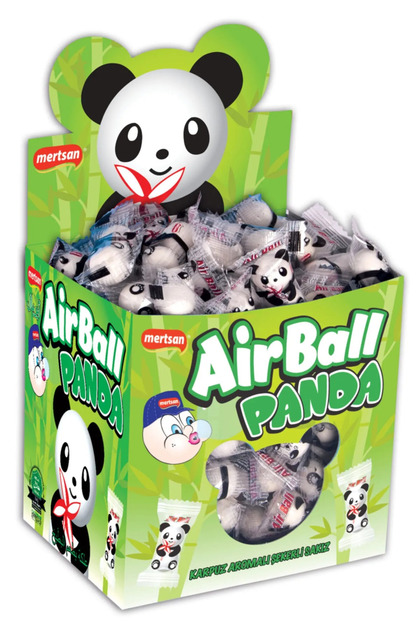 Airball Panda Watermelon Flavored Sugar Bubble Gum 200Pcs