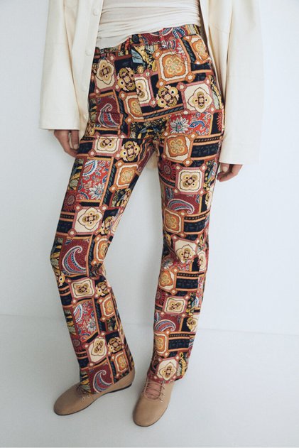 Luna Ethnic Patterned Pants