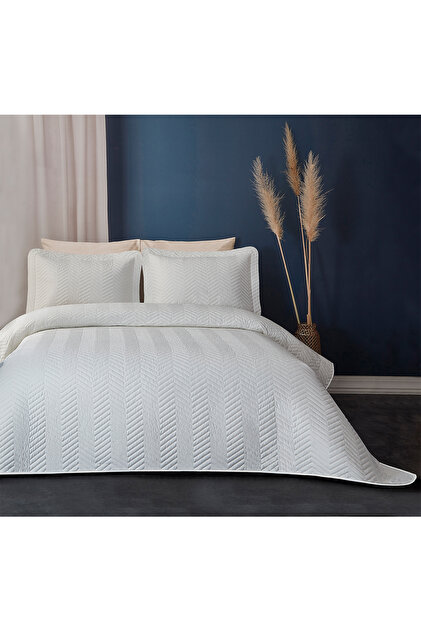 Evlen Home Collection Ross %100 Pamuk Tek Kişilik Yatak Örtüsü