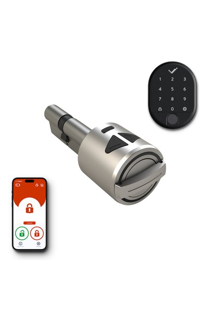 Utopic R Akıllı Kilit Ios/android Uyumlu & Parmak Izi Okuyucu Ve Dahili Tuş Takımlı Set