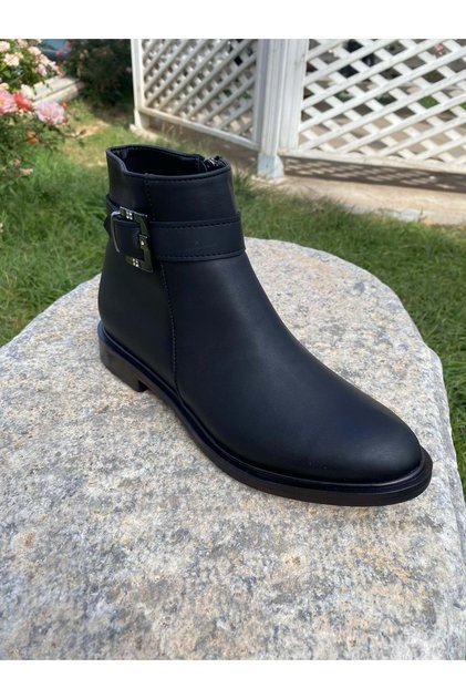 Pabuçhan 0634 Flat Non-Slip Sole Large Size Women's Boots (41-42)