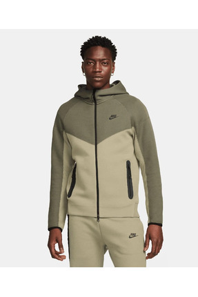 Nike Sportswear Tech Fleece Full-zip Gri Erkek Fermuarlı Kapüşonlu