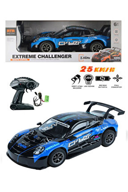 hediyecik Rc Kumandalı Drift Arabası Şarjlı Işıklı Dev Boy Araba