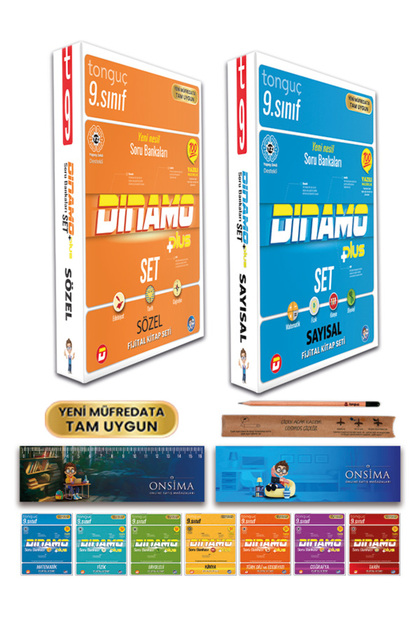Tonguç Yayınları 9. Sınıf Dinamo Plus Tüm Dersler Soru Bankası Set