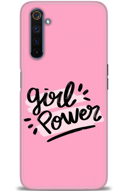Realme 6 Pro Case Hd Printed Case - Girll Power + Full Screen Protector