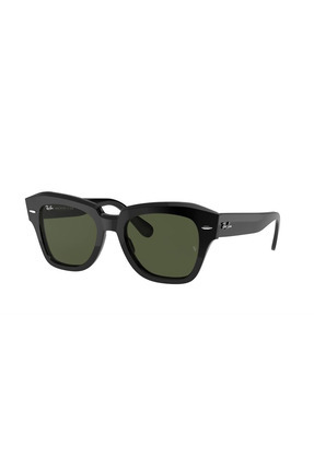 Ray-Ban RB2186 STATE STREET サングラス Ray-Ban Rb2186 901/31 49 State Street Unisex Güneş Gözlüğü