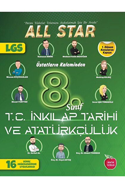Newton Yayınları Newton Yayınları All Star 8.Sınıf LGS 1.Dönem