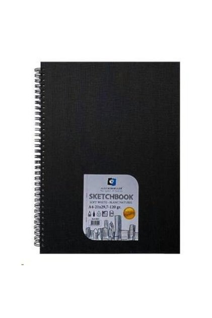 A4 120 Gr. 70 Yp. Spiral Sketchbook Alx-9921
