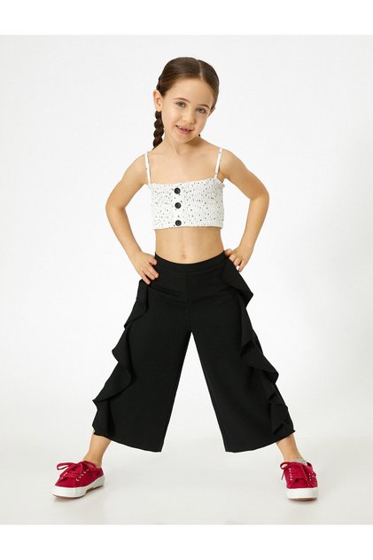 Black Girl's Trousers 0YKG47855OW