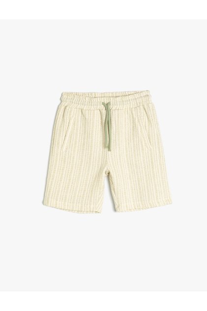Print Detailed - Tie Waist Pocket Shorts