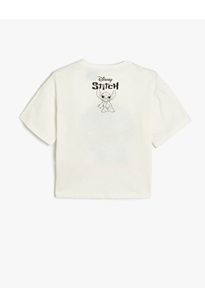 Koton Camiseta De Manga Corta Con Estampado De Verano Con Detalles En