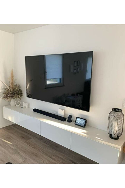 Minezza Mobilya Sand Tv ünitesi Kum beji 200 cm Dolaplı - Fiyatı