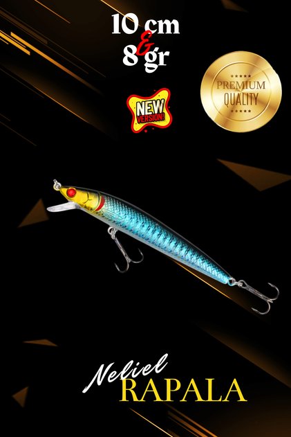 10cm 8gr Minnow, SAHTE Yem, Lures,rapala,suni Yem,spin, Maket ,levrek, Lüfer, Çupra, Kefal, Turna